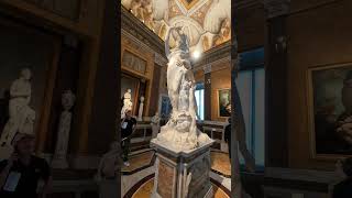 Galleria Borghese Bernini Roma rome travel history arte statue bernini walkingtour shorts [upl. by Ytnom]