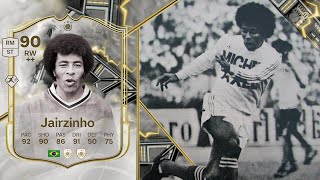 UNA ABSOLUTA LOCURA REVIEW JAIRZINHO THUNDERSTRUCK ICON 90 EN ESPAÑOL EA FC 24 UT [upl. by Corrie]