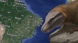 Prehistoric creatures all around the world S2  episode 19  Cretaceous Creatures of Brazil [upl. by Arik]