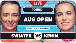 SWIATEK vs KENIN • Australian Open 2024 • LIVE Tennis PlaybyPlay Stream [upl. by Robinia]