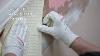 How to Install Lincrusta Dado Panels on a Staircase [upl. by Hopkins]