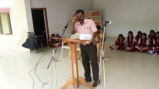 Prof Dr Kennath J Arul MDS MBA PhD Speech in OCPM school MADURAI PHONE  9842614720 [upl. by Shuma]