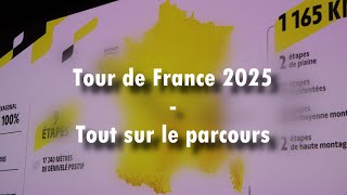 Lille la Loze Le Ventoux Superbagnères Tout sur le parcours du Tour de France 2025 [upl. by Nyladnarb]