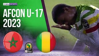 Morocco vs Mali  AFCON U17 HIGHLIGHTS  05142023  beIN SPORTS USA [upl. by Maxy]