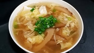 how to cook fish maw soup chinesesouprecipe fishmaw [upl. by Nosbig]