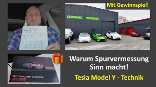 Tesla Model Y  Warum Spurvermessung nicht nur bei Tesla Sinn macht  Generation  E bei CustomKingz [upl. by Nnairret]