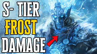 New Elden Ring ICE SPEAR Frost Build HIGH DAMAGE 110 [upl. by Akkin487]