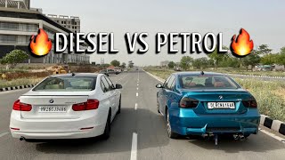 BMW 320d Vs BMW 325i Drag Race🚀 [upl. by Helman810]