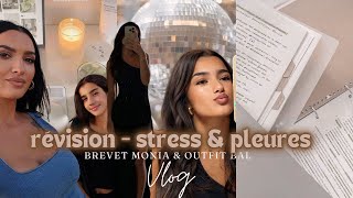 VLOG BREVET MONIA  REVISION  BAL DU COLLÈGE  STRESS [upl. by Reviere]