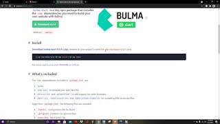 How to Install Bulma [upl. by Tyra]