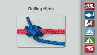 Rolling Hitch  How to Tie a Rolling Hitch [upl. by Joselow681]