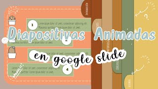 TUTORIAL PARA REALIZAR DIAPOSITIVAS DINAMICAS EN GOOGLE SLIDES  BONITO Y SENCILLO [upl. by Amy]