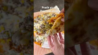 Pratik Pizza Tarifi Yufkadan yapıldığını kimse anlamadı en pratik pizza nasıl yapılır [upl. by Sissy]