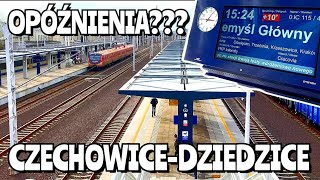 Pociągi InterCity Polregio Koleje Śląskie EIP na stacji PKP Czechowice  Dziedzice vlog [upl. by Neyr]