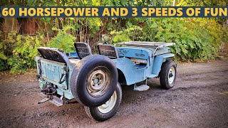 Driving a 1953 Willys CJ3 Jeep [upl. by Ahs]