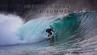 Joshua Karbus surfing summer waves in Ireland [upl. by Letsirk]