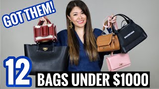 12 LUXURY BAGS under 1000  ProsCons and Mod Shots  Bags to suit everyone  GIVEAWAY TIME 🎉 [upl. by Notnerb]