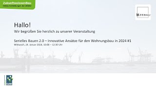 Serielles Bauen 20 – Innovative Ansätze für den Wohnungsbau in 2024 Teil 1 [upl. by Dena860]