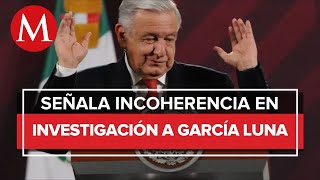 García Luna es un marciano AMLO reprocha que en juicio no se investigue a Calderón [upl. by Janith518]