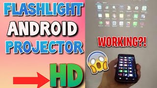 Flashlight projector App for Android  FLASHLIGHT VIDEO PROJECTOR TUTORIAL FOR ANDROID 2021 New [upl. by Anialed]