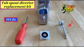 Replace tub spout diverter pull kit  DIY fix [upl. by Ethel]