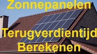 Zonnepanelen rendement [upl. by Pardo]