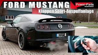 Klappen SportAuspuffanlage im Ford Mustang  Power Parts Automotive [upl. by Arette78]