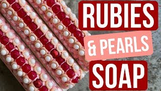 100 Giveaway  Rubies and Pearls Soap  Royalty Soaps [upl. by Petie]