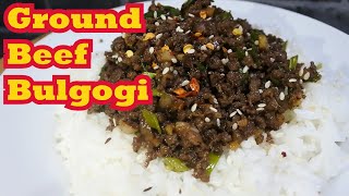 Korean Ground Beef Bulgogi [upl. by Nader]