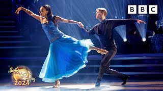 Jamie Borthwick amp Michelle Viennese Waltz to Beautiful Things by Benson Boone ✨ BBC Strictly 2024 [upl. by Ephram76]