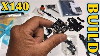 SKYSTARS X140 140mm Micro FPV Racing Drone DIY Kit Build [upl. by Adnovahs267]