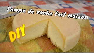 Faire du fromage maison au lait de vache  🐮 [upl. by Ahsikad]