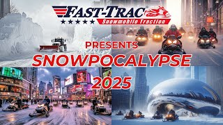 Snowpocalpyse 2025  A Snowmobilers Dream Ride Through The Midwest [upl. by Larred]