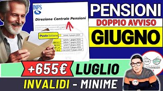 PENSIONI ➜ RITIRO GIUGNO  ESEMPI DOPPIO BONUS LUGLIO 2024 📈 TABELLA IMPORTI QUATTORDICESIMA 2024 [upl. by Pacorro]