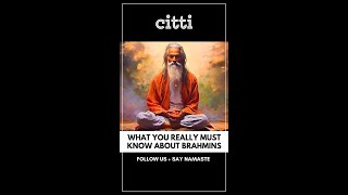 What you need to know about Brahmins  in 70 seconds [upl. by Ellek]