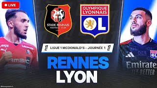 🔴 RENNES  LYON  🔥 Les Gones au Roazhon Park  Gros Choc   srfc vs ol   LIGUE 1  LIVEDIRECT [upl. by Orabla]