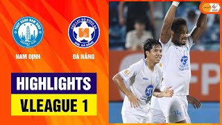 Highlights Nam Định  Đà Nẵng  Xuân Son lập cú đúp Đà Nẵng thảm bại tại Thiên Trường [upl. by Nemzaj]