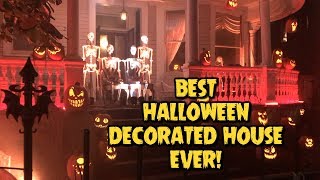 The BEST Halloween Decorated House EVER  Ghost Manor in New Orleans [upl. by Honig]