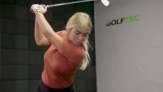 Pro Golfer Hailey Ostrom on GOLFTECs OptiMotion [upl. by Orestes396]