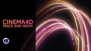 Cinema 4D Quicktip  Trace and grow particles No plugins [upl. by Stanislaus]