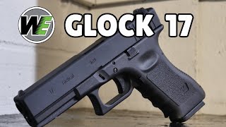 The WE G17  Glock 17 Gas Blowback Airsoft Pistol Review [upl. by Jaf917]