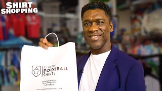 Clarence Seedorf Goes Shopping For Classic Football Shirts  Shirt Shopping [upl. by Kay]