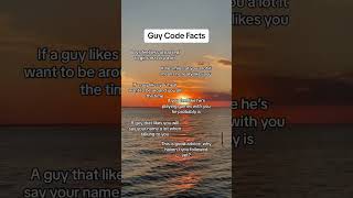 Guy Code Facts🔥💯shorts ytshorts [upl. by Allistir]