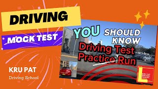 Driving Test Mock test What you need to know before going for driving test krupat [upl. by Frans]