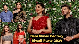 Desi Music Factory Diwali Party 2024 Munawar FaruquiShivangi JoshiVarun DhawanNatasha Sankovitch [upl. by Uwton40]