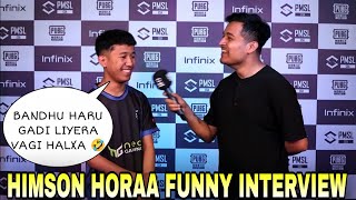 HIMSON Horaa Funny Interview For PMSL CSA 2024  Clash with kvn cr7horaa horaaesports [upl. by Laundes]