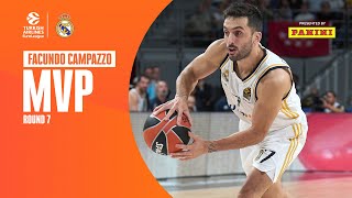 Facundo Campazzo  RS Round 7 MVP  202324 Turkish Airlines EuroLeague [upl. by Yortal]