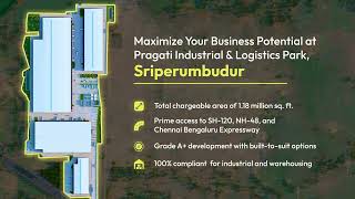 Maximize your Business Potential at Pragati Industrial amp Logistics Park Sriperumbudur chennai [upl. by Nysa130]