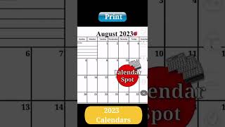 2023 Printable Monthly Calendars [upl. by Leeth]