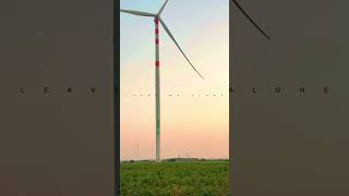 Wind farm at my village  power generation  sunset view sunset windmill village e [upl. by Annaeirb]